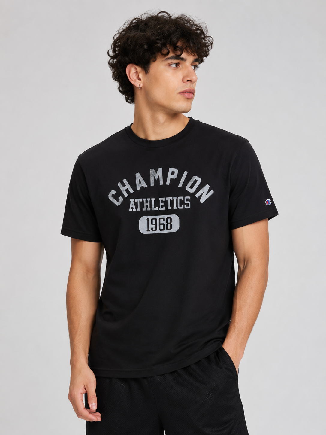 Casual Black Tee for Men by Tanga Fashion | Men's Casual Black Half Sleeve Tee |