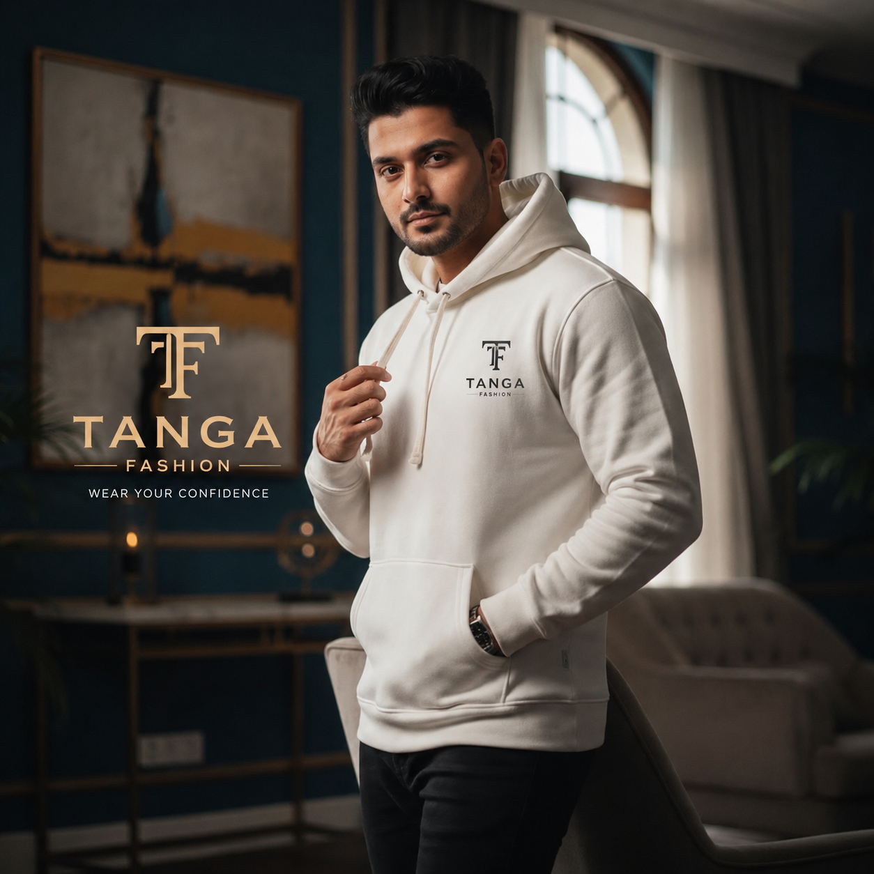 Tanga Fashion Premium Hoodie – 100% Ring Spun Cotton